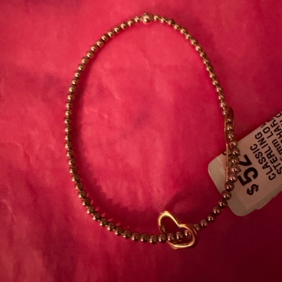 Enewton classic Sterling 2.5 love gold beaded Gold Heart Bracelet NWT - Picture 2 of 2
